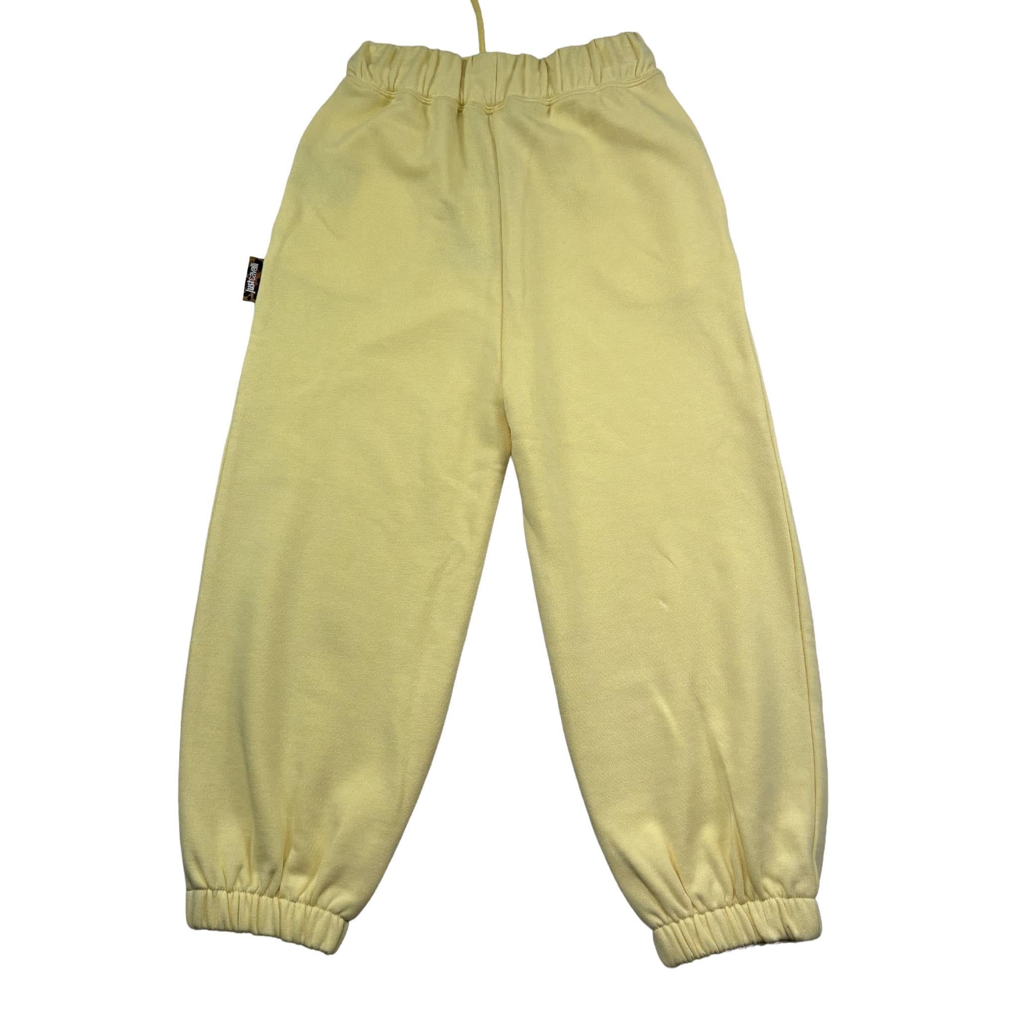 Just Cavalli Pantalone Tinta Unita con Stampa per Bambino JGP26015PA GIALLO JUST CAVALLI 