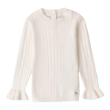 SARABANDA maglia tinta unita manica lunga Panna per Neonata A297 PANNA SARABANDA 