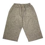 @Madilly Bermuda Tinta Unita con Elastico In Vita per Bambino MONACO GRIGIO @MADILLY 