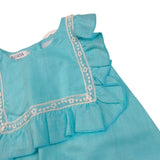 Juliana Pagliaccetto tinta unita Giromanica Azzurro per Neonata 25179 AZZURRO JULIANA 