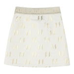 Karl Lagerfeld Gonna Tinta Unita con Elastico In Vita per Bambina Z30584 BEIGE KARL LAGERFELD 