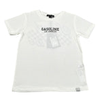 Please T-Shirt Girocollo Tinta Unita con Stampa per Bambino MBF2030B72 BIANCO PLEASE 