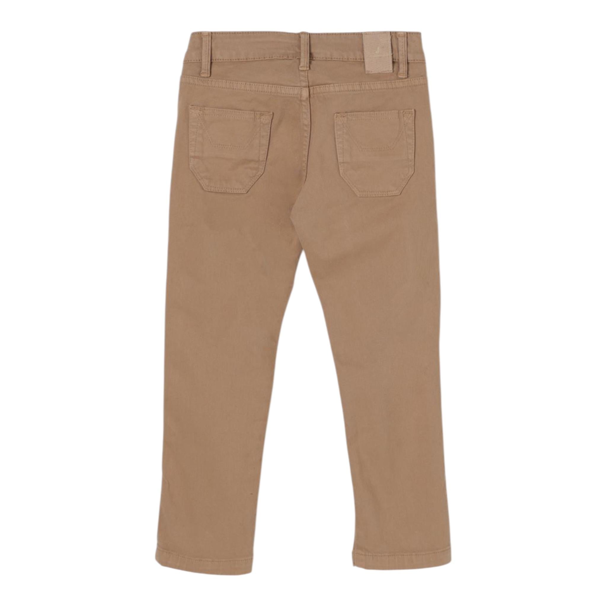 JECKERSON pantalone tinta unita con girovita regolabile Biscotto per Bambino JB4255 BISCOTTO JECKERSON 