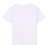 Dkny T-Shirt Tinta Unita con Stampa per Bambina D62305 BIANCO DKNY 