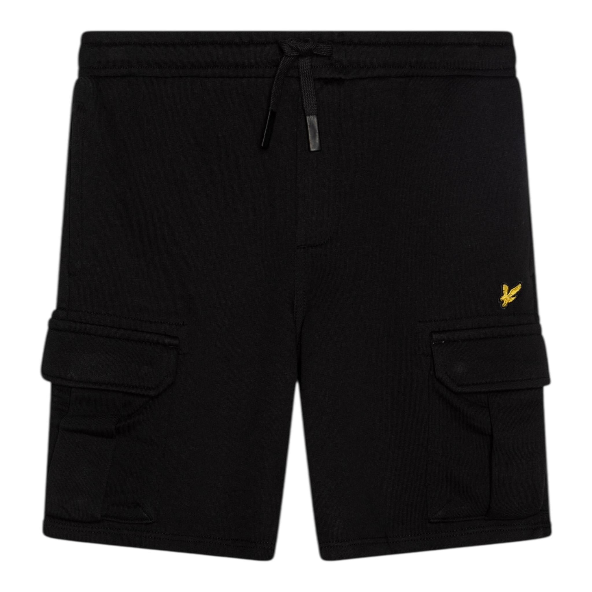 Lyle&Scott Bermuda Tinta Unita con Stampa per Bambino 48742 NERO LYLE&SCOTT 