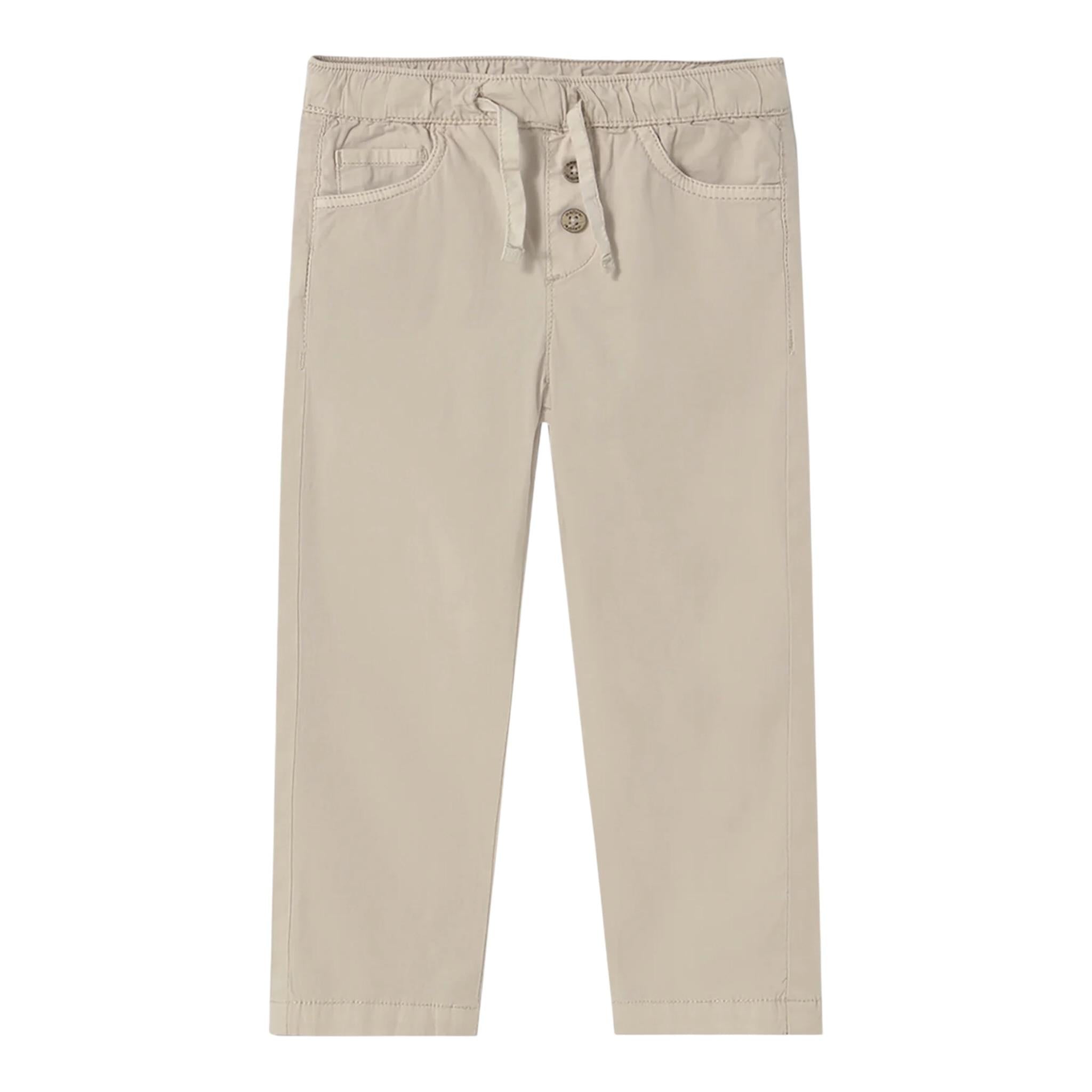 Mayoral Pantalone tinta unita con Elastico In Vita Beige per Neonato 1577X BEIGE MAYORAL 