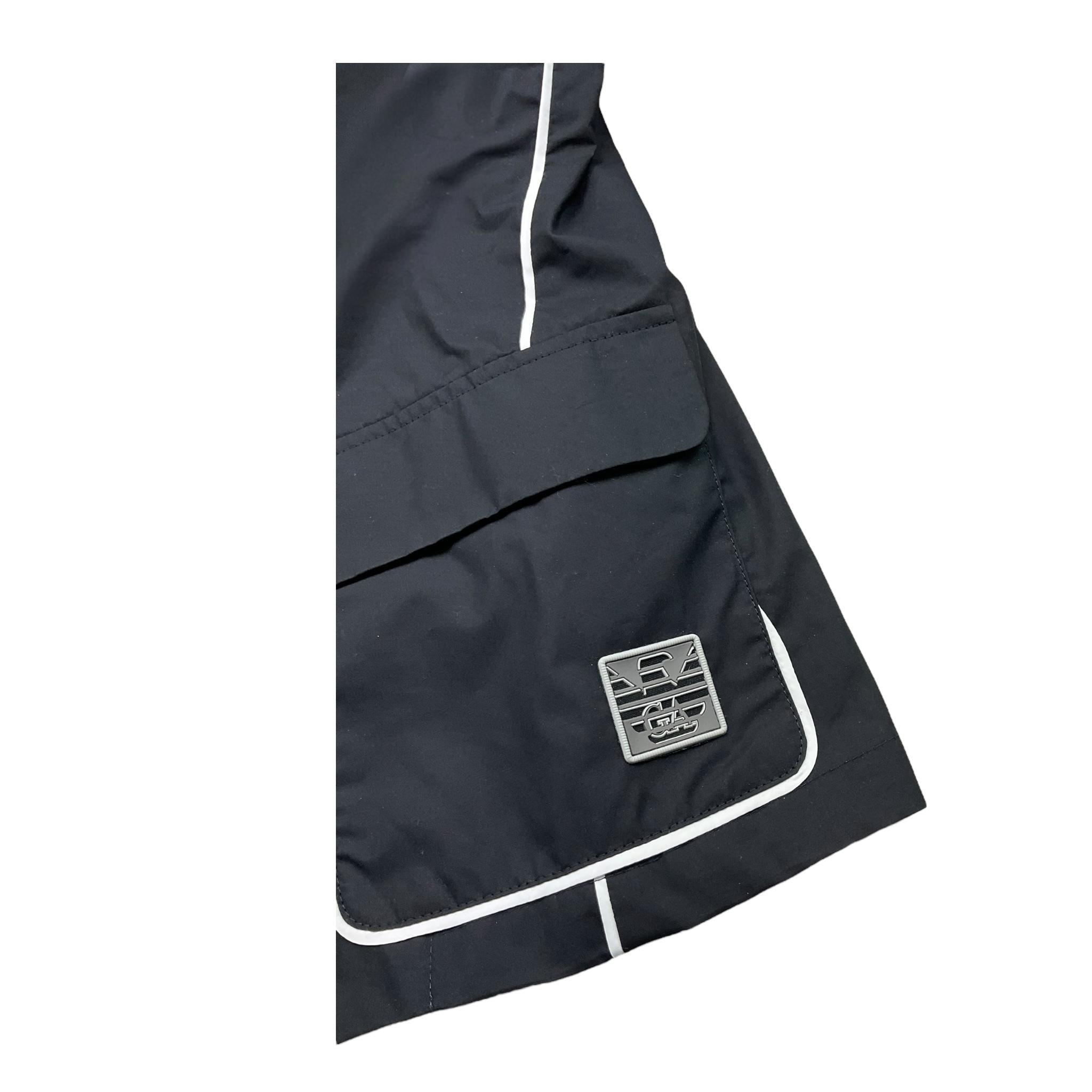 Emporio Armani Giacca Tinta Unita con Profili In Contrasto per Bambino 3L4GJ5 BLU EMPORIO ARMANI 