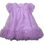 Liu Jo Abito Mezza Manica Tinta Unita con Tulle per Neonata HA5032 GLICINE LIU JO 