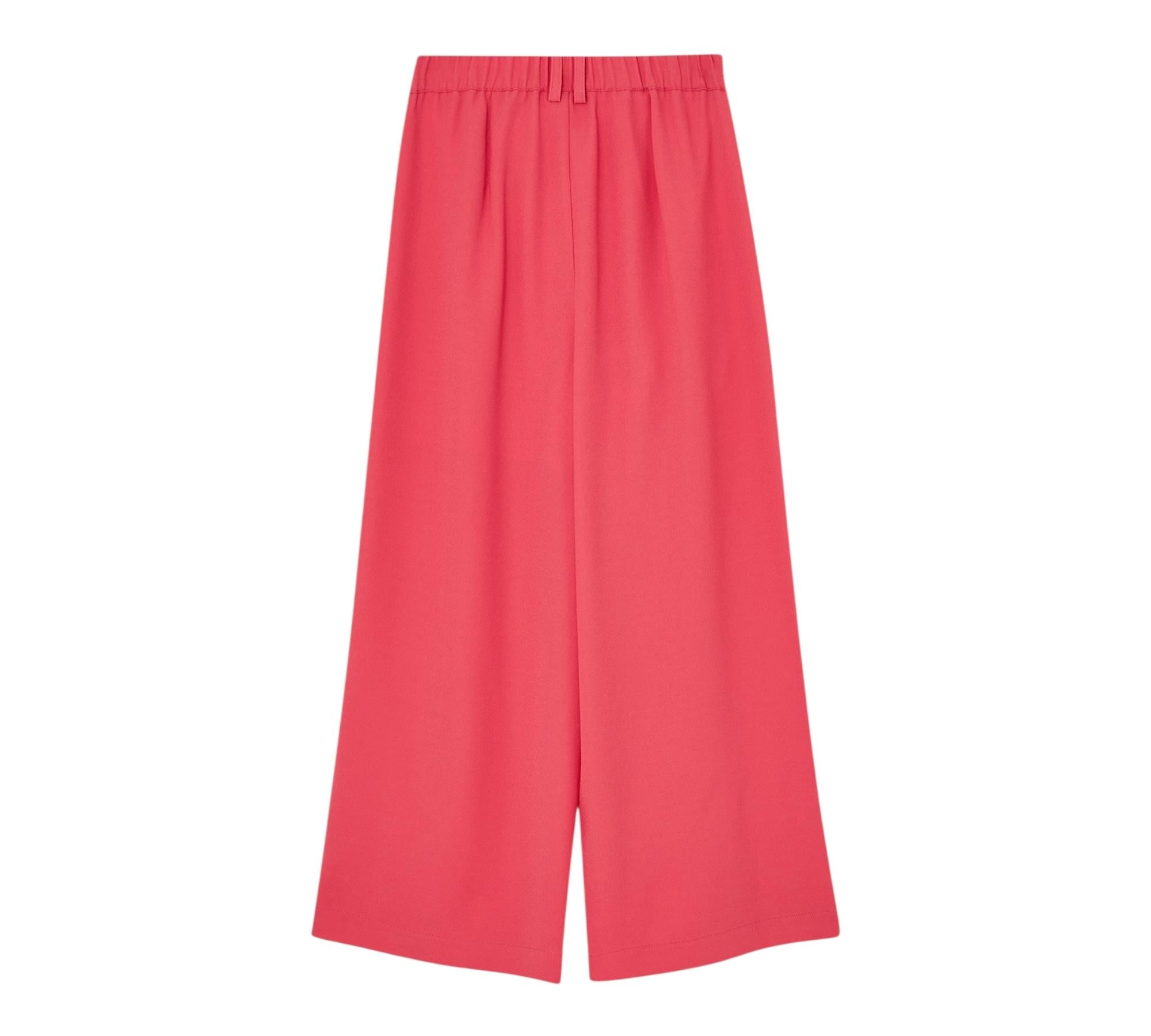 Liu Jo Pantalone Tinta Unita Moodello A Palazzo per Bambina GA5032XXX SALMONE LIU JO 