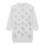 GUESS abito manica lunga tinta unita girocollo modello felpa Bianco per Bambina J4YK19KA6V4 BIANCO GUESS 