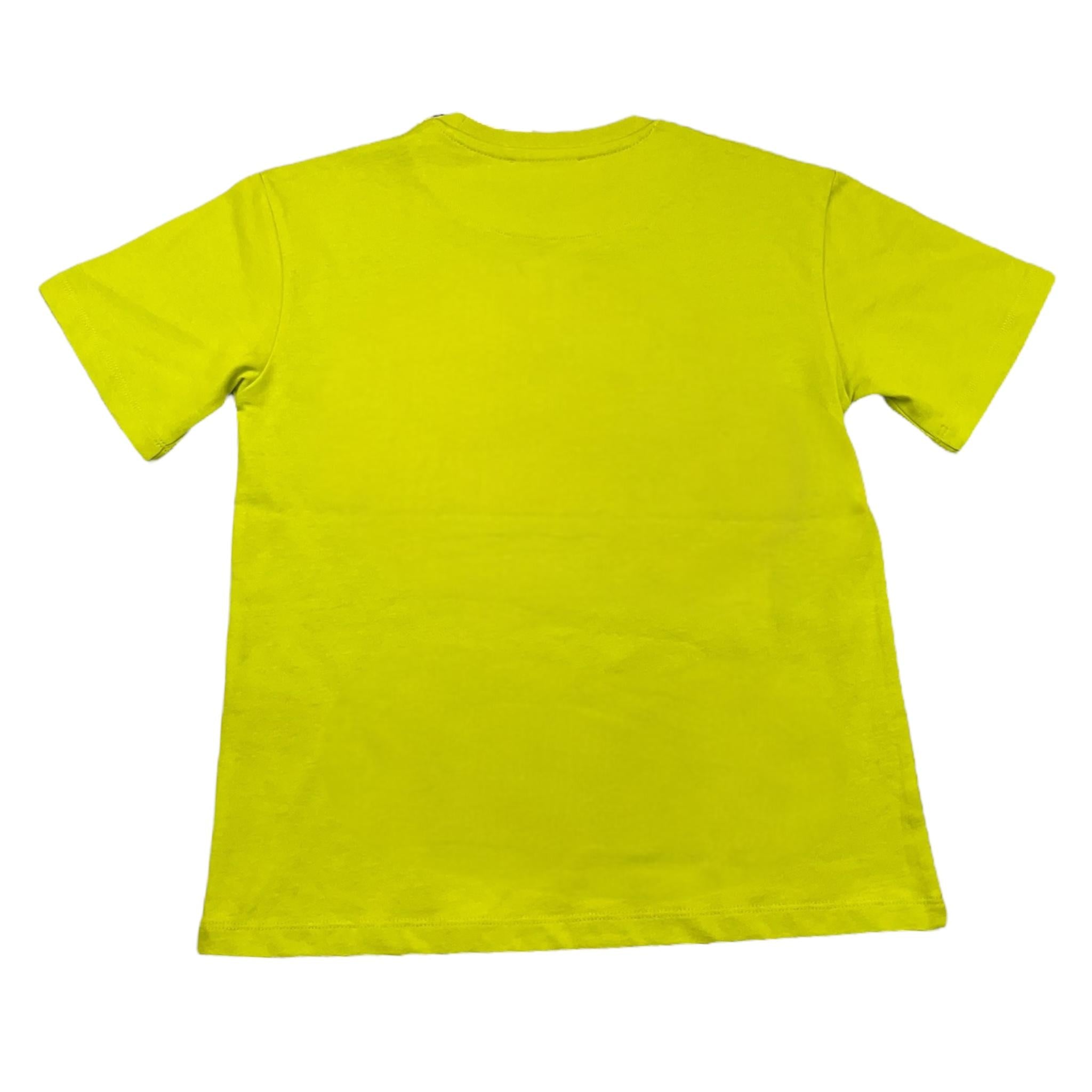 JOHN RICHMOND t-shirt girocollo tinta unita con stampa Verde acido per Bambino RBA25202TS VERDE ACIDO JOHN RICHMOND 
