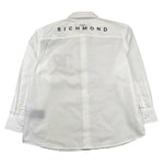 JOHN RICHMOND camicia manica lunga tinta unita con logo Bianco per Bambino RBA25129CA BIANCO JOHN RICHMOND 
