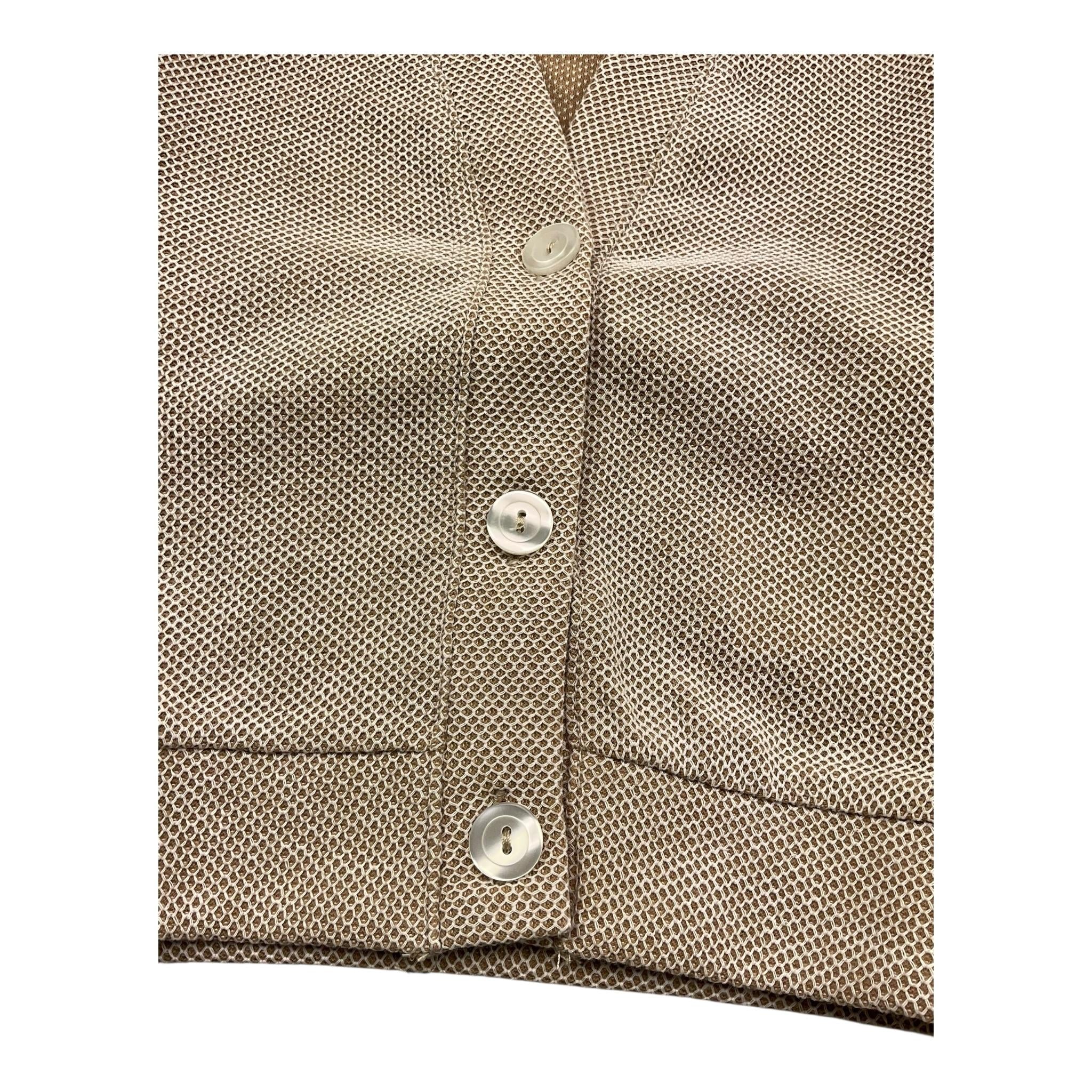 M+E' Cardigan Tinta Unita Scollo A V per Neonato UEM0574N BEIGE M+E' 