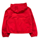 K-Way Giubbino Tinta Unita con Zip E Cappuccio per Bambina K2148NWX ROSSO K-WAY 