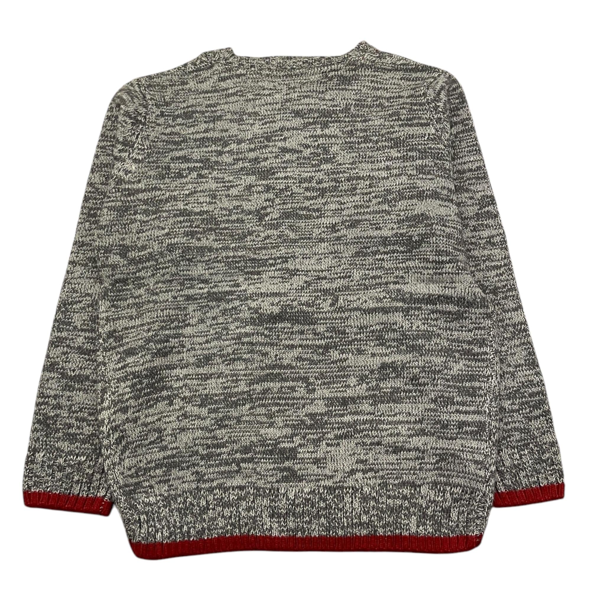 CANADA HOUSE maglia girocollo tinta unita con stampa in contrasto Grigio per Bambino 24474711 GRIGIO CANADA HOUSE 