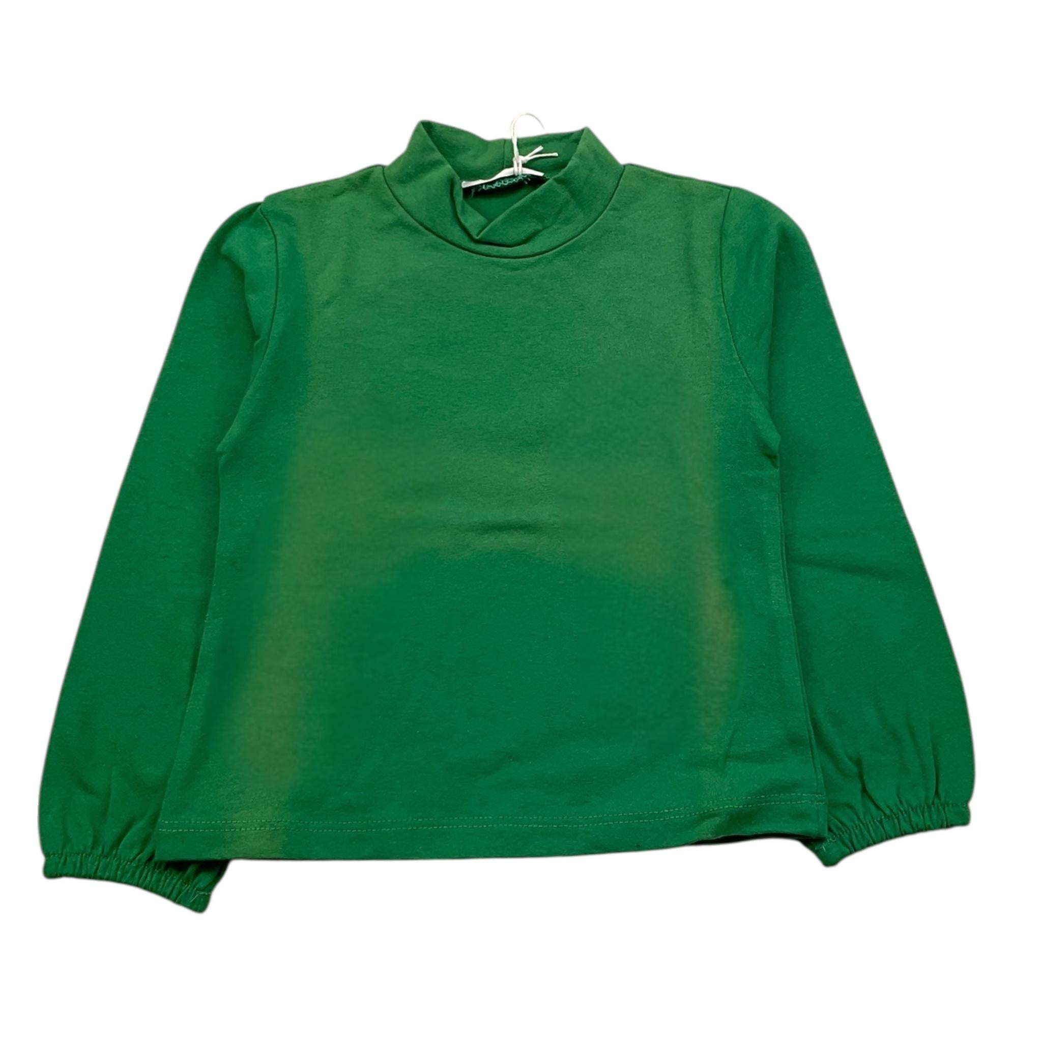 M+E' shirt tinta unita mezzo collo Verde per Neonata UE0496N VERDE M+E' 