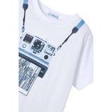 Mayoral T-Shirt Girocollo Tinta Unita per Bambino 3044 BIANCO MAYORAL 