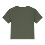 EMPORIO ARMANI t-shirt girocollo tinta unita con stampa Verde per Bambino 3DBT57 VERDE EMPORIO ARMANI 