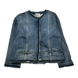 Liu Jo Giubbino In Denim tinta unita Blu per Bambina DA0138 BLU LIU JO 