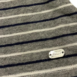 NINNAOH cappello tinta unita con fantasia a righe Grigio per Neonato I22207 GRIGIO NINNAOH 