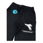 DIADORA pantalone tuta tinta unita cn logo Nero per Bambino F4DIJBF025 NERO DIADORA 