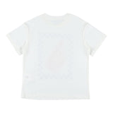 Stella Mccartney T-Shirt Girocollo Tinta Unita con Stampa per Bambino TW8R71 BIANCO STELLA McCARTNEY 