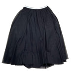 Naida Gonna Tinta Unita In Tulle per Bambina NAGO186 NERO NAIDA 