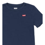 Levi'S T-Shirt Girocollo Tinta Unita con Logo per Bambino 9EA100 BLU LEVI'S 