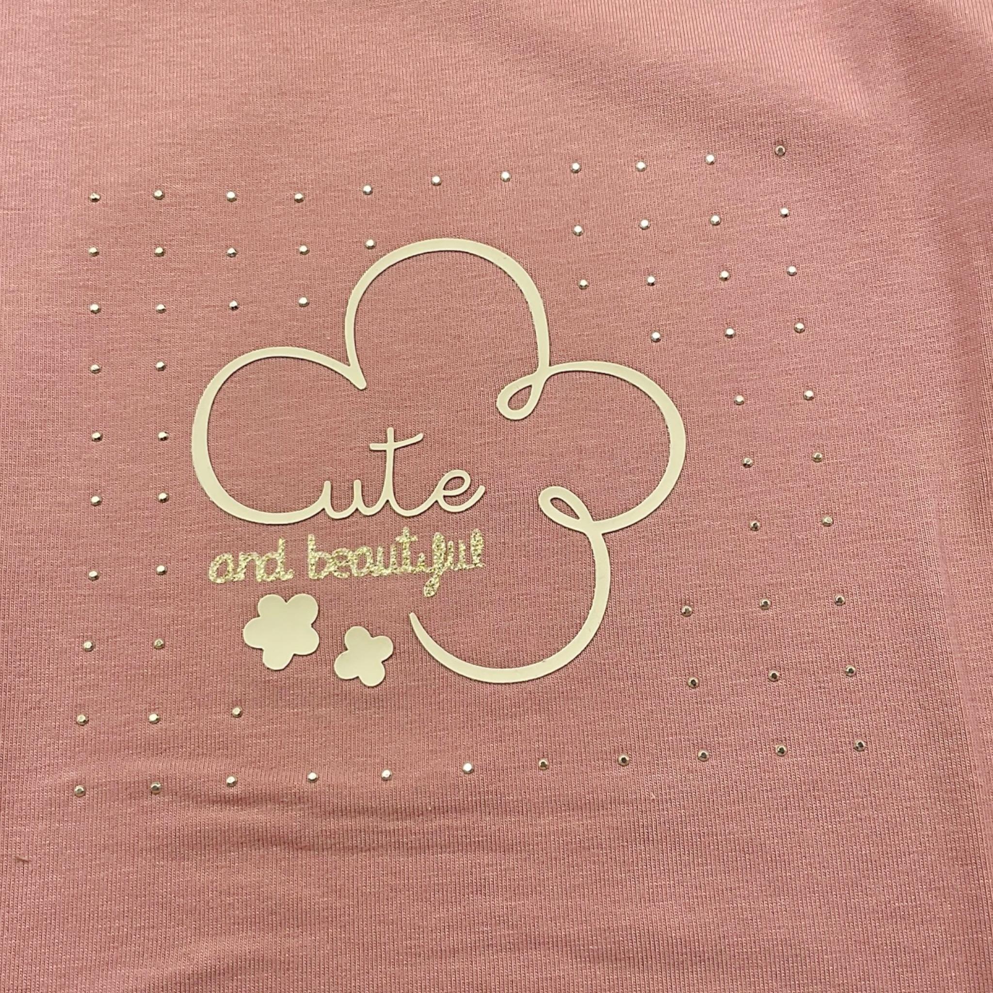 MAYORAL shirt gircollo tinta unita con stampa Rosa per Bambina 178 ROSA MAYORAL 