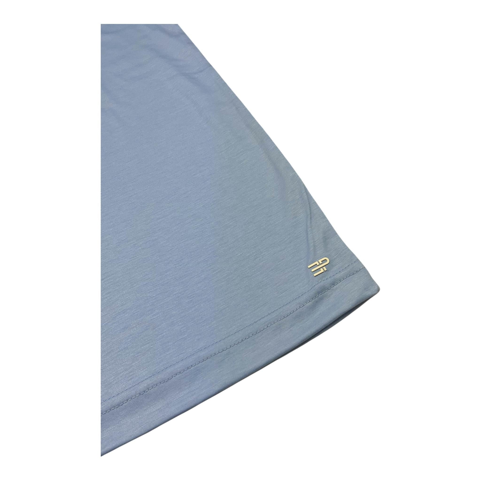 Emanuel Pris T-Shirt Girocollo Tinta Unita  per Bambino ETS3136R AZZURRO EMANUEL PRIS 