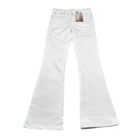 Levi'S Pantalone Tinta Unita con Girovita Regolabile per Bambina 4EG970 BIANCO LEVI'S 