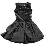 MARC ELLIS abito giromanica tinta unita  Nero per Bambina JMJDR15754 NERO MARC ELLIS 