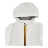 K-Way Giubbino Tinta Unita con Zip E Cappuccio per Bambina K2148NW BIANCO K-WAY 