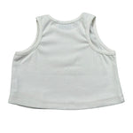 Dusty Color Top Giromanica Tinta Unita per Bambina DJWS5010CN BIANCO DUSTY COLOR 