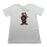 Imomi T-Shirt Girocollo tinta unita con Stampa Bianco per Bambino SS23IK019 BIANCO IMOMI 