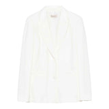 Twinset Giacca Tinta Unita con Bottoni per Bambina 251GJ2QNAX PANNA TWINSET 