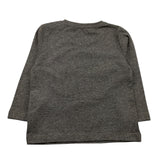 MANUEL RITZ shirt girocollo tinta unita con logo Grigio per Neonato MR1863 GRIGIO MANUEL RITZ 