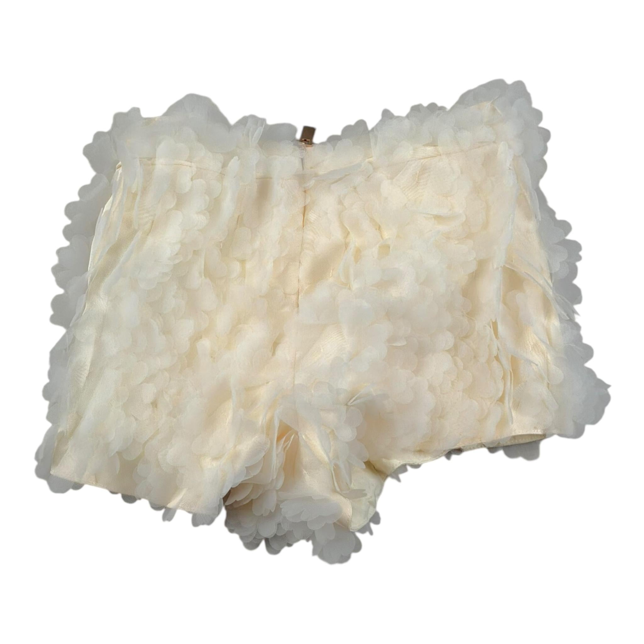 Fun & Fun Short Tinta Unita con Applicazioni Tulle per Bambina FNCBSO01048X AVORIO FUN & FUN 