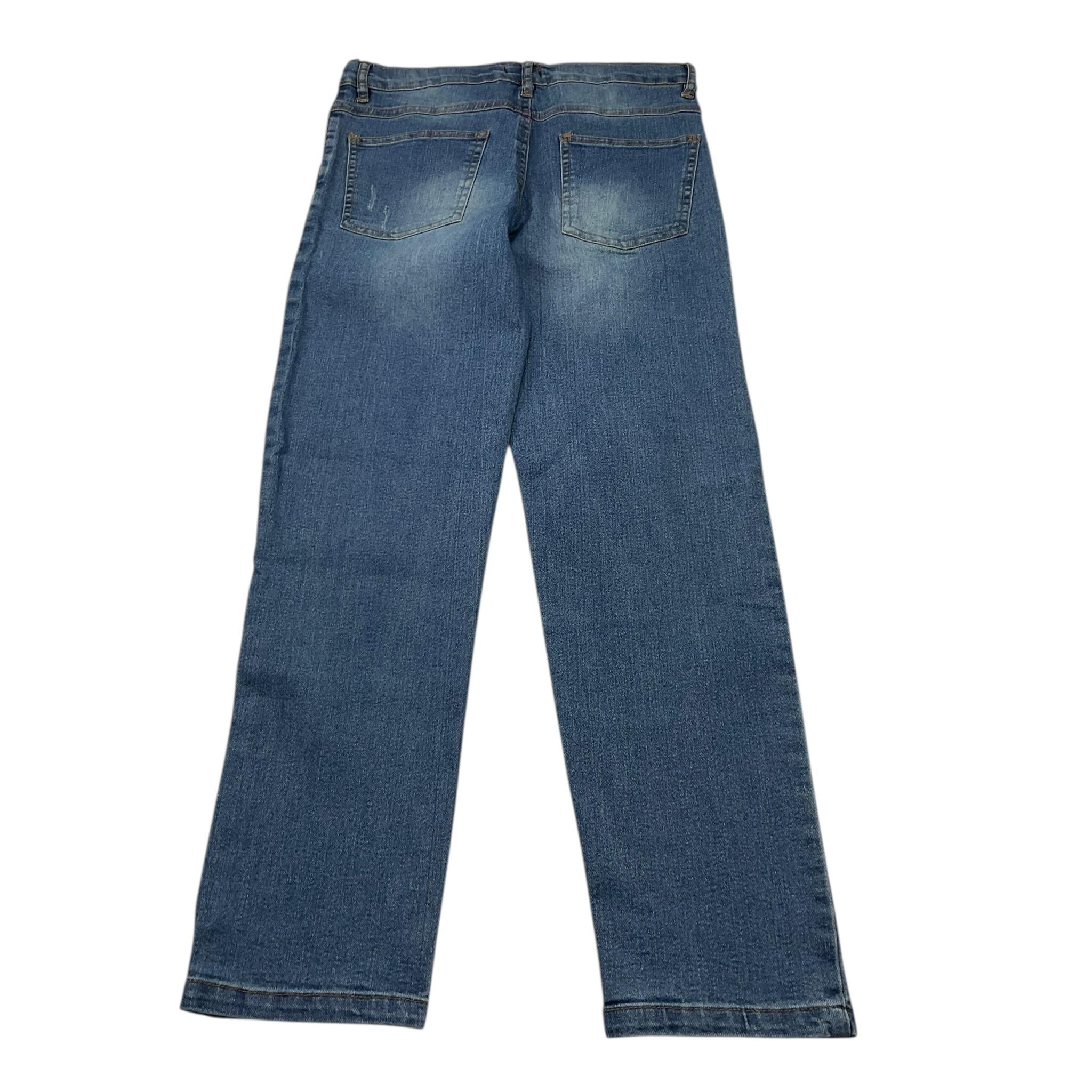 Emc Jeans Tinta Unita con Girovita Regolabile per Bambino BZ7178 BLU EMC 