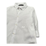 Daniele Alessandrini Camicia Manica Lunga Tinta Unita con Logo per Bambino 1295C00267J BIANCO DANIELE ALESSANDRINI 