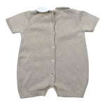 Le Coconne Pagliaccetto Tinta Unita con Colletto per Neonato LCN2592 BEIGE LE COCONNE 