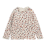 PLAY UP shirt tinta unita con fantasia maculata Panna per Bambina PA022AP11005 PANNA PLAY UP 