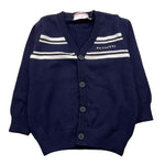 CESARE PACIOTTI cardigan tinta unita con logo Blu per Neonato MGP5361BN BLU CESARE PACIOTTI 