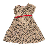 Liu Jo Abito Mezza Manica Tinta Unita con Fantasia Maculata per Bambina KA1077 BEIGE LIU JO 