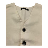 Quick Being Gilet Tinta Unita per Bambino JT1923 PANNA QUICK BEING 