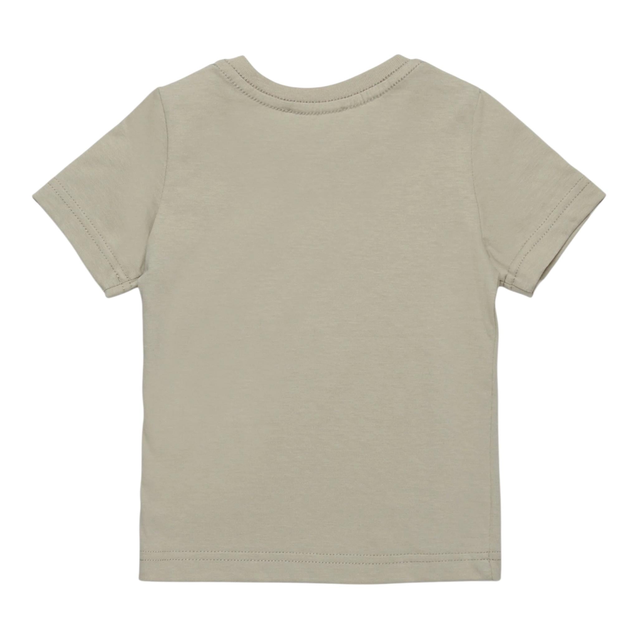 Dsquared2 T-Shirt Girocollo Tinta Unita con Stampa per Neonato DQ2853 BEIGE DSQUARED2 