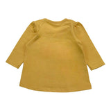 Name.It Shirt Tinta Unita Girocollo Con Stampa Giallo Per Neonato