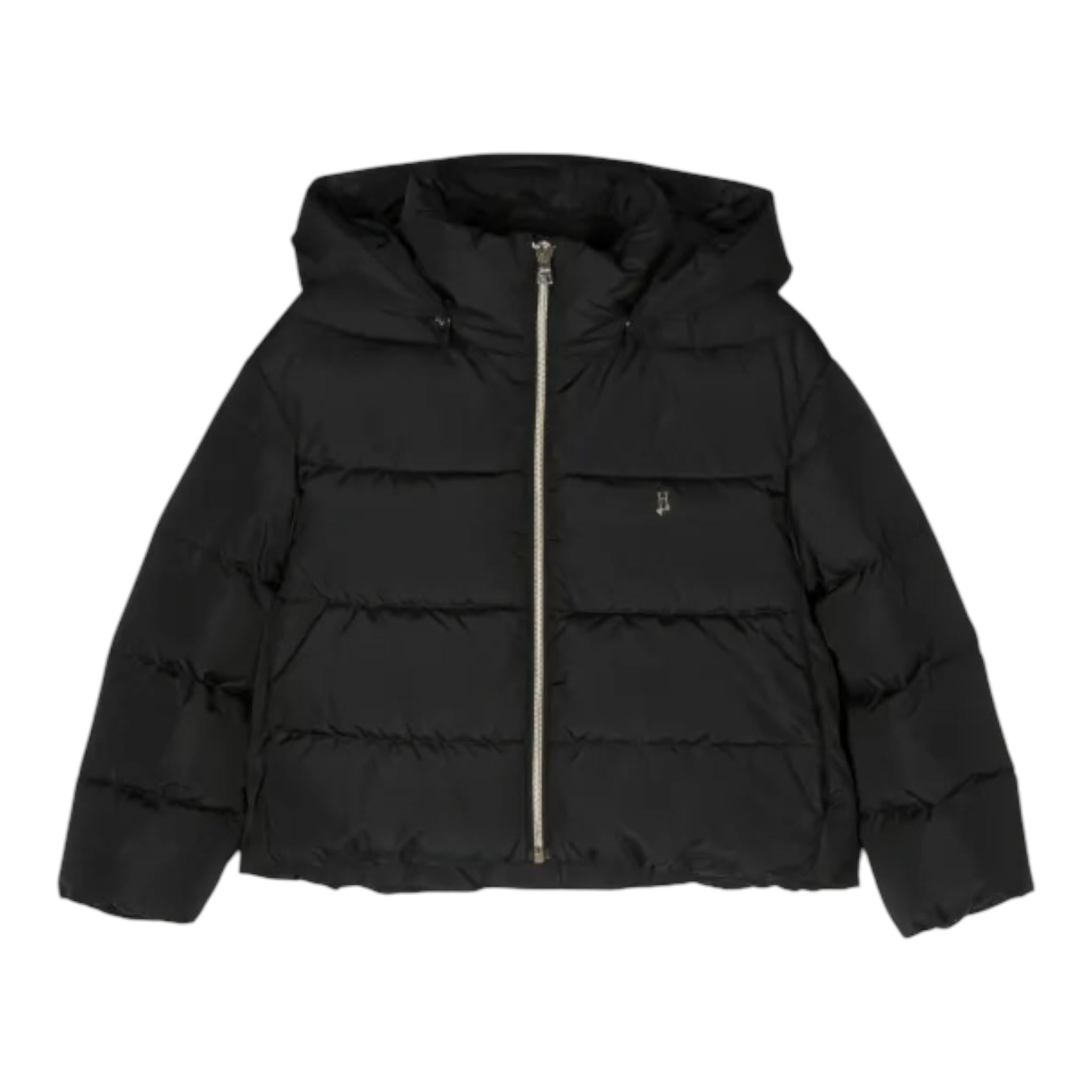 HERNO giubbino tinta unita con zip Nero per Bambina PI000159G20045 NERO HERNO 