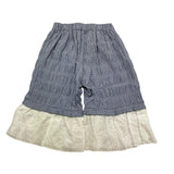 La Stupenderia Pantalone Modello A Palazzo Tinta Unita con Microfantasia per Bambina TCPN62 AZZURRO LA STUPENDERIA 