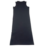 Calvin Klein Abito Tinta Unita Giromanica con Logo per Bambina IG0IG02906 NERO CALVIN KLEIN 
